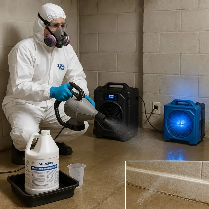 Sanitization and Odor Removal process in Eustis, FL